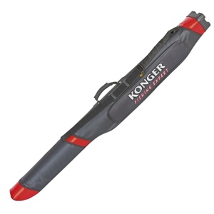 Husa Rigida Konger 1.30m 2 compartimente Carbon Rod Holdall