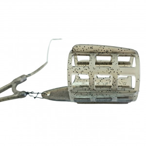 Montura Crap Orange cu Cosulet 60gr Feeder Carp 1 carlig No.4