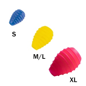 Perle Rive Smooth Puller XL 2.70>3.50mm Albastru 3buc