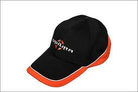 Sapca Sakura neagra banda orange