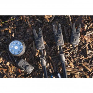 Set 3+1 Detectori Electronici Sonik cu Statie si Lampa Semnalizare Cort