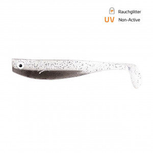 Shad Zeck ZANDER Gummi 9cm Rauchglitter 3buc