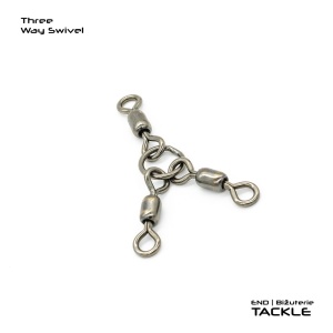 Trei Varteje Unghi Vagner No.1/0+5 180kg cu Inel Three Way Swivel 2buc/pac - Img 3
