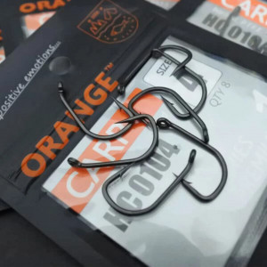 Carlig Orange no.4 Carp PTFE Coated Series Premium 1 8buc