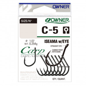 Carlig Owner C-5 No.12 Carp Iseama With Eye - Img 2