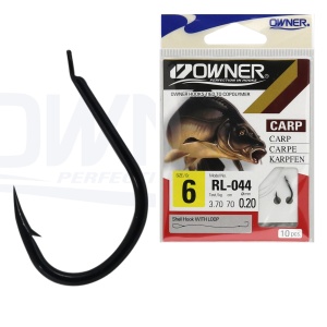 Carlige Legate Owner RL-044 No.4 70cm 0,22mm - Img 1