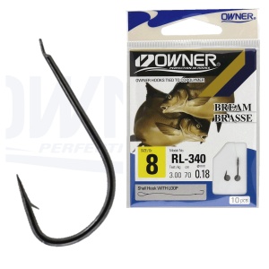Carlige Legate Owner RL-340 No.9 70cm 0,16mm - Img 1