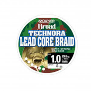 Fir Owner Lead Core Technora Line 1.00mm 64lb 5m Verde-Negru - Img 2