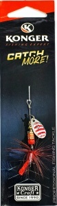 Lingura Rotativa Konger Devil Champion No.0 2.5gr 01 Red Stripes