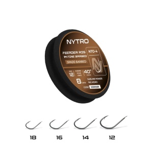 Rig Fine Feeder Nytro 100cm NTO4 Monofilament