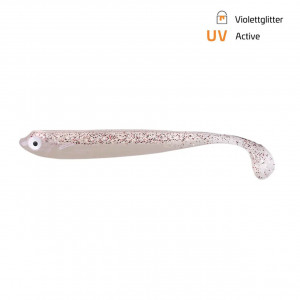 Shad Zeck ZANDER Gummi 12cm Violettglitter 3buc