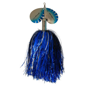 Spinner DAM Effzett Pike Rattlin #6 40gr Silver Blue