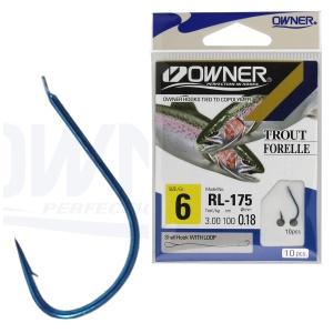 Carlige Legate Owner RL-175 No.10 60cm 0,16mm - Img 1