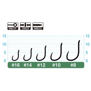 Carlige Owner FDH-6 Picket Hook Brown