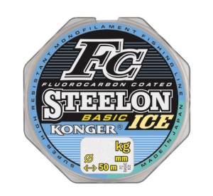 Fir Monofilament Konger 50m Steelon FC Basic Ice