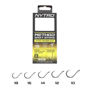 Rig Feeder Nytro Barbless 10cm Method Bait Spike 10buc