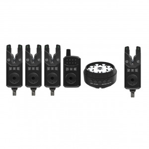 Set 4+1 Detectori Electronici Sonik SKS2 cu Statie si Lampa Semnalizare Cort