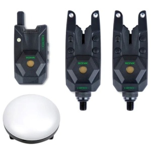 Set Avertizoare + Statie Sonik Herox 2+1 (Rosu+ Albastru)+Lampa Cort