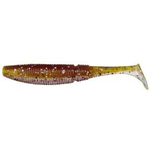 Shad Power Grub Konger 10cm Glitter Gold 016 8buc/pac
