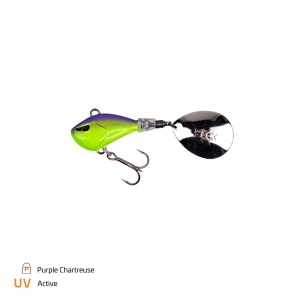 Spinnertail Zeck Rogue Runner 15gr Purple Chartreuse