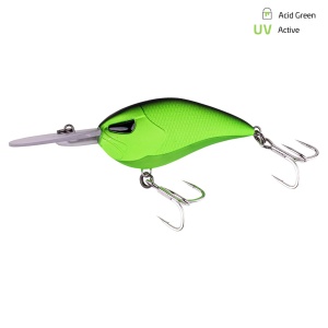Vobler Zeck Cat Crank 7.5cm 31gr Acid Green