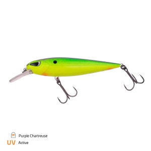 Vobler Zeck Dundee 13.5cm 41gr 5m Purple Chartreuse