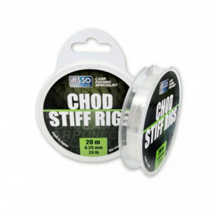 Asso Chod Stiff Rigs 20m 0.35mm 9.1kg Clear