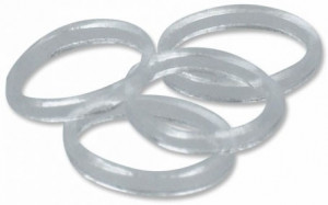 Elastic Pelete DAM MAD Power Bait Bands Clear Transparent