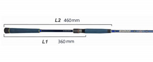 Lanseta Sakura Shukan Spin SHUS 802 M 2.44m 7-28gr EGI - Img 2
