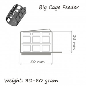 Momitor Orange 70gr Big Cage Feeder
