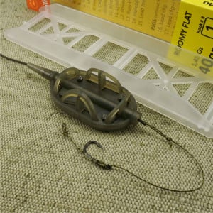 Montura Crap Orange 30gr Method Roomy Flat 1 carlig No.4 - Img 3