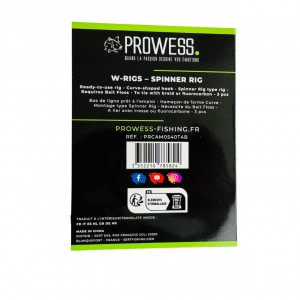Carlig Crap W-Rigs Prowess Spinner Rig 3 buc