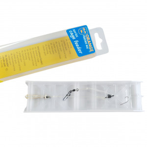 Rig Feeder Orange FR0099 Helicopter cu Feeder Gum 10lb Carlig no.12