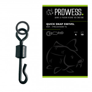 Vartej Prowess Rolling cu Inel Negru Mat No.4 x 10buc/pac