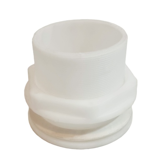 Przyłącze węża do zbiornika na wodę - 4'' - Supertrwałe złącze PVC - Img 3