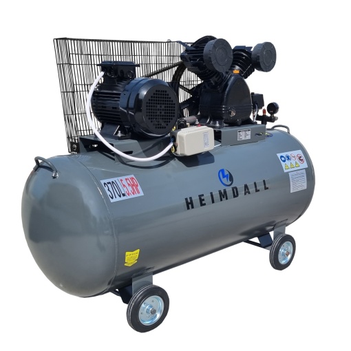 Kompresor powietrza, 370L, 600 L/min, 10bar, trójfazowy - Heimdall - Img 2