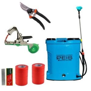 Zestaw pomp PEIS 16L + zestaw wiązań Via + nożyczki EvoTools