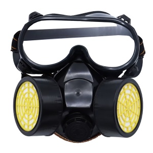 Zestaw ochronny - Okulary i podwójna maska z filtrami węglowymi