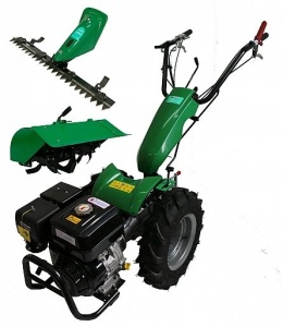 Mini traktorek dwukołowy 4.00-10 Bronto MT 01 G + glebogryzarka + kosiarka tarczowa