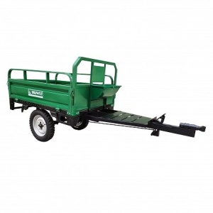 Przyczepa do mini traktora T500B, wywrotka 140×100x40cm