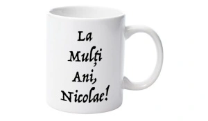 Cană personalizatǎ cu nume Nicolae