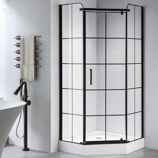 Cabine de duș negre – trend sau alegere practică pentru baie?
