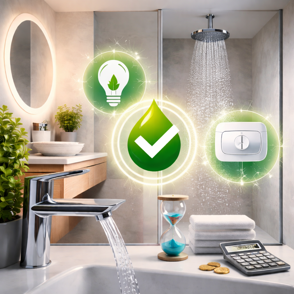 Economie de apă și energie în baie – soluții practice și produse eficiente
