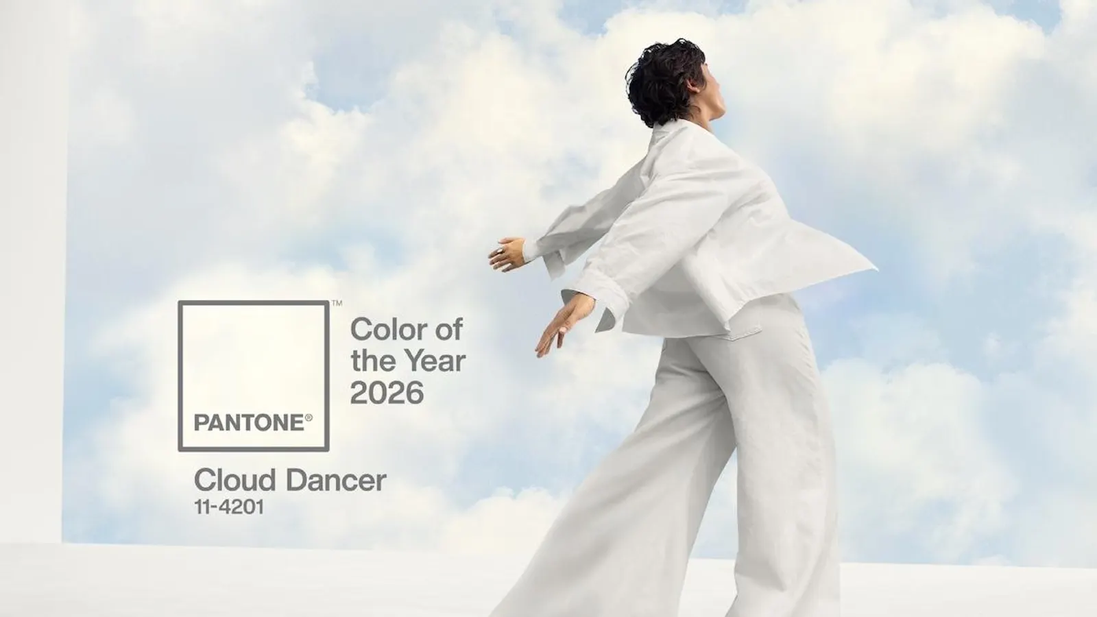 Cloud Dancer culoarea anului 2026 in baie