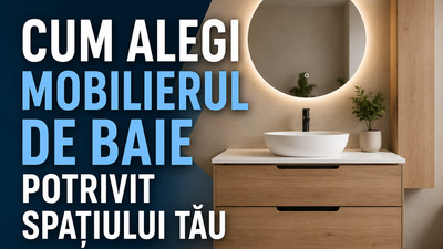 Cum alegi mobilierul de baie potrivit spațiului tău
