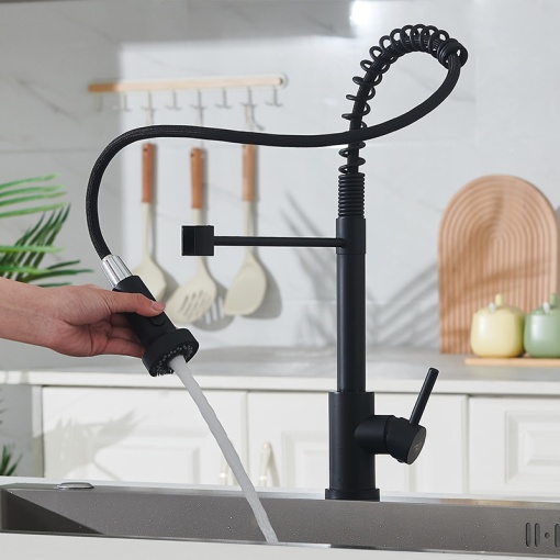 baterie neagra cu pipa extractibila 