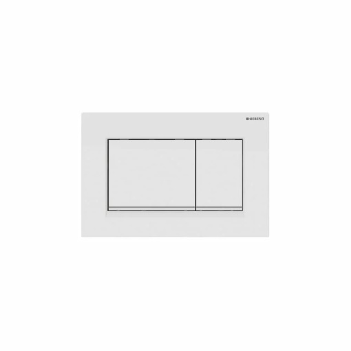 Clapeta de actionare PRO GEBERIT SIGMA 30,alb,2 butoane