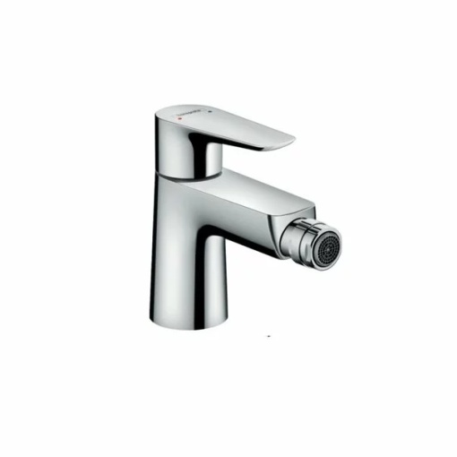 Baterie bideu Hansgrohe Talis E cu ventil Pop-Up crom lucios