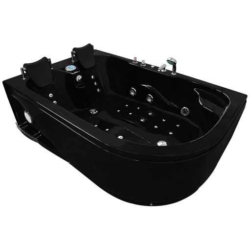 Cadă de baie SPA cu hidromasaj MO-1631B TURBO+ cu incalzitor, sistem de autocuratare si Sistem de uscare a aerului orientare pe partea stanga 180X120X54CM