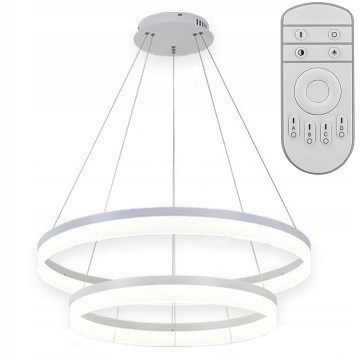 Candelabru suspendat cu Leduri REA ERA, OSW-00046, Telecomanda inclusa, Alb